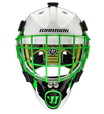 Warrior Ritual F1 Bambini Torwart Maske Neon/Grün/Weiss